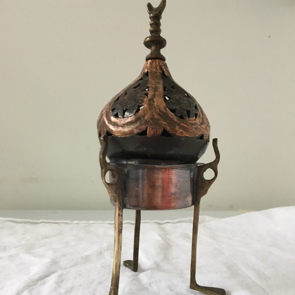 Vintage Incence Burner, copper and brass 🌞 - Picture 2 of 8